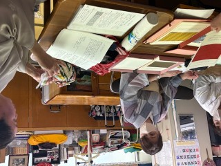 師範科　振袖解説査定と和服地